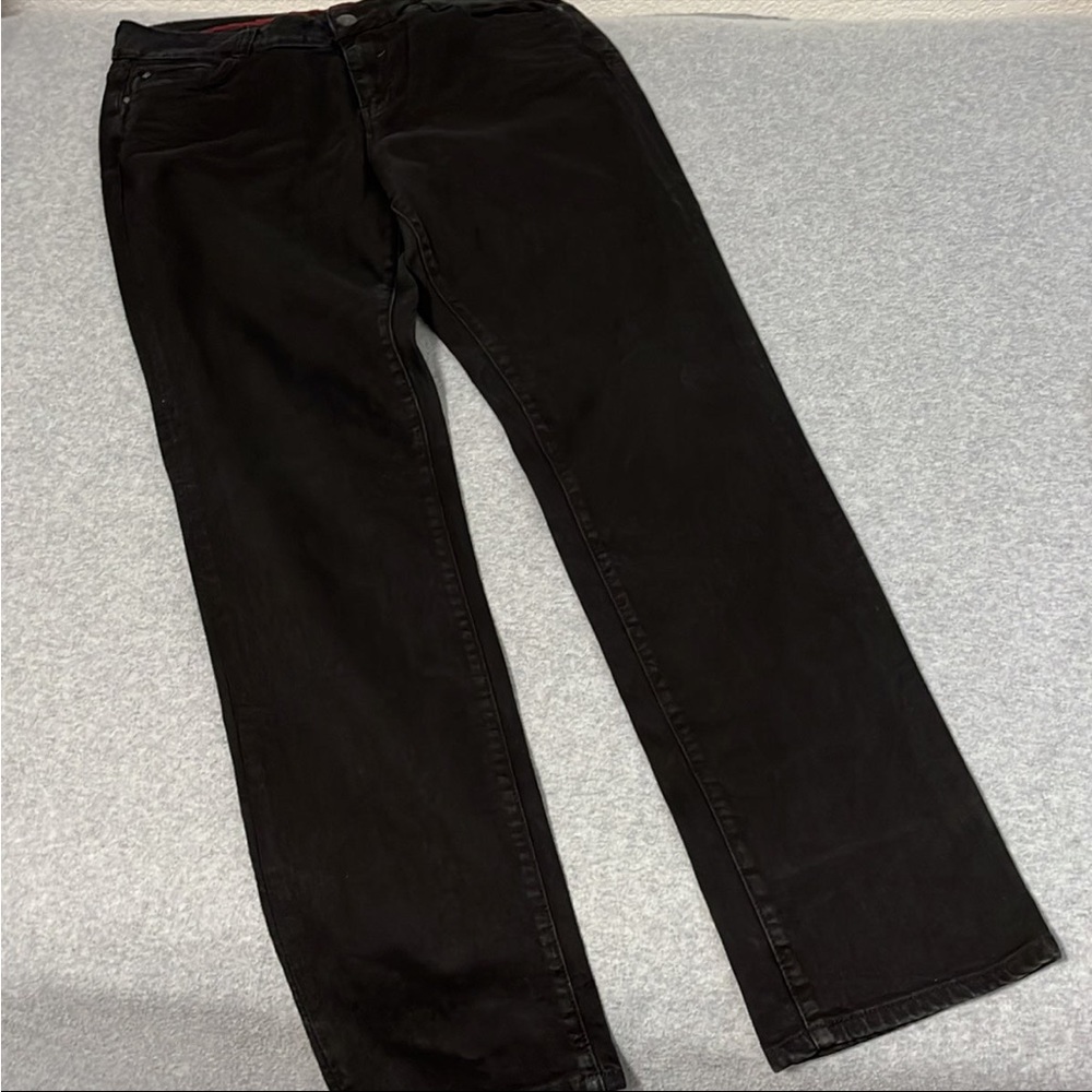 Vintage Sasson Hustle Black Jeans Womens Size 10 Straight Grunge Moody